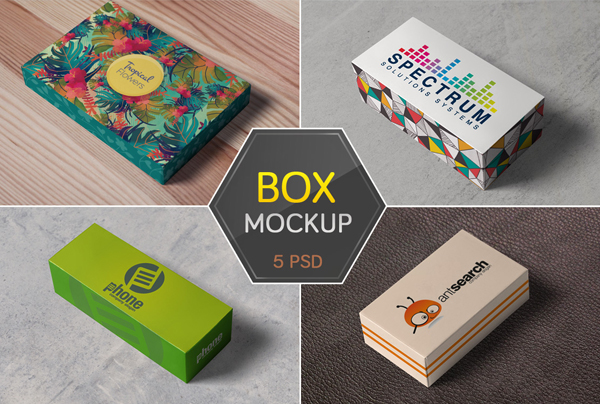 Packaging PSD Mockups