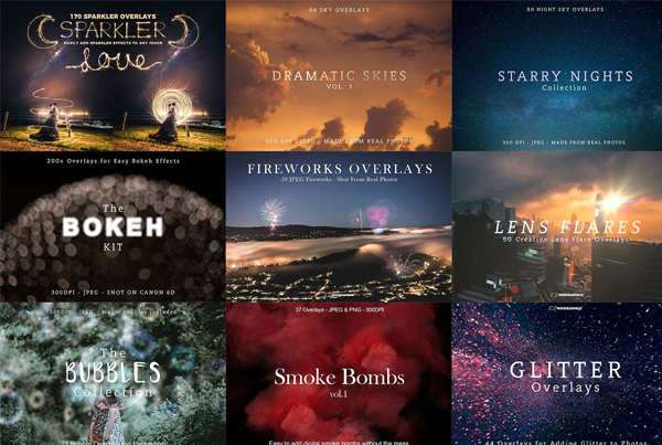 Photoshop Overlays Bundle