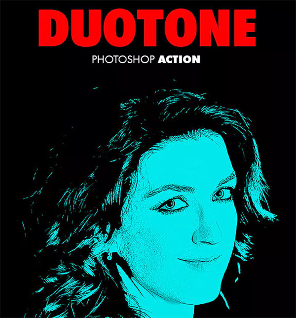 Print Duotone Photoshop Action