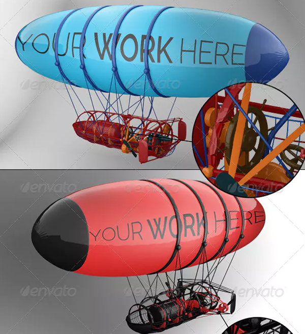 Professional Balloon Mock-up