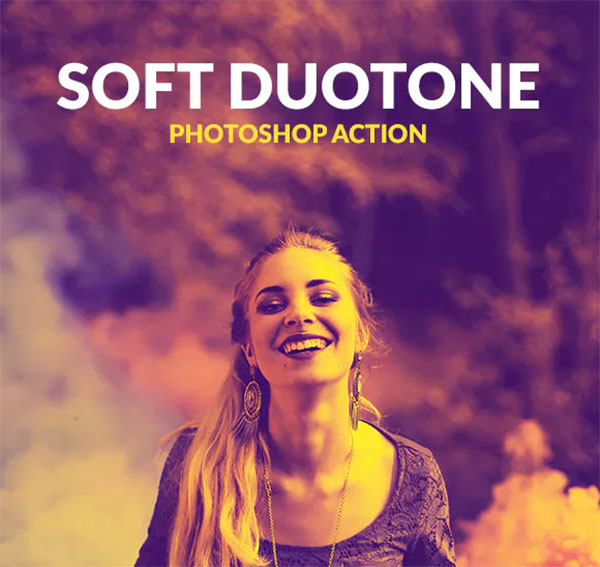Soft Duotone Photoshop Action