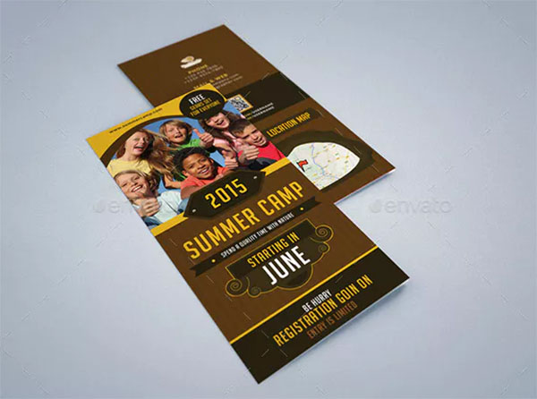 Summer Camp Trifold Brochure