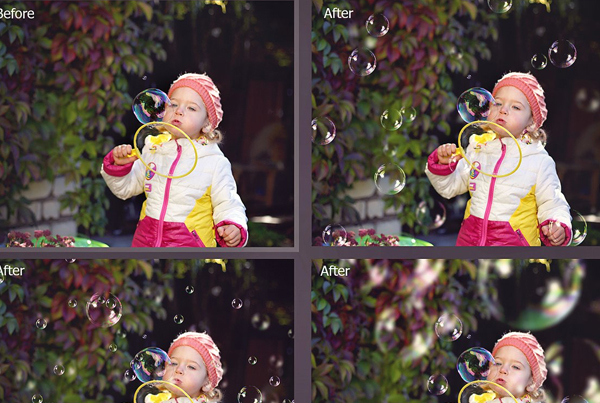 Transparent Bubble Overlay and Brushes