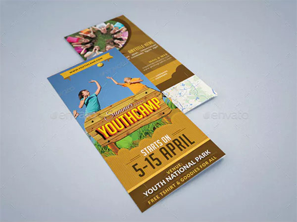 Trifold Brochure Summer Youth Camp