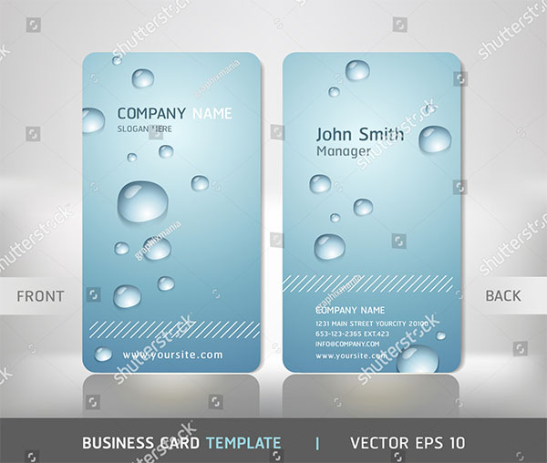 Vector Bubble Business Card