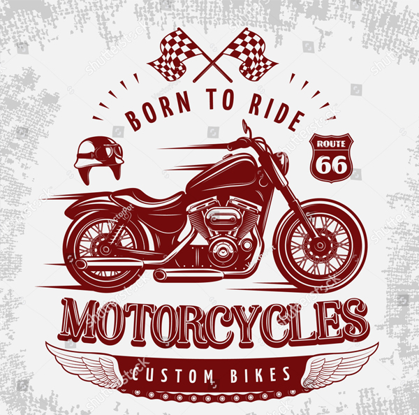 Vector Motorcycle Flyer