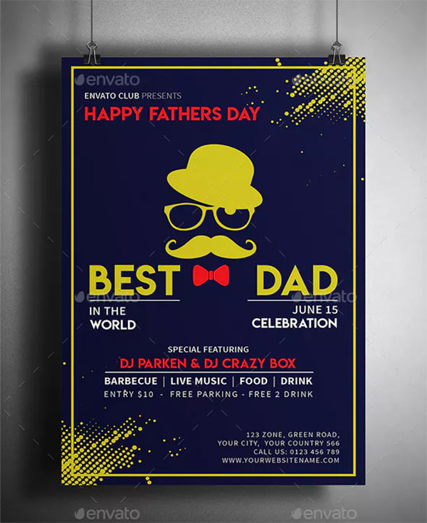 Best Fathers Day Flyer Design