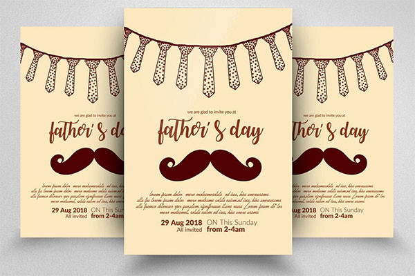 Best Fathers Day Flyer Template
