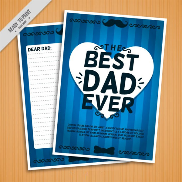 Best Father's Day Free PSD Flyer Template
