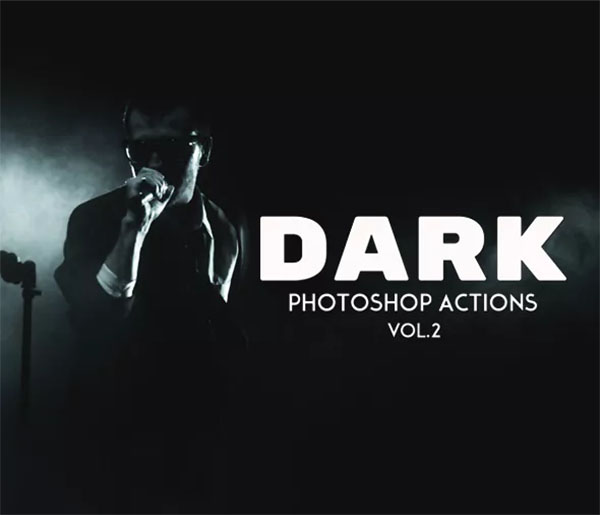 Black and White Dark Photoshop Action