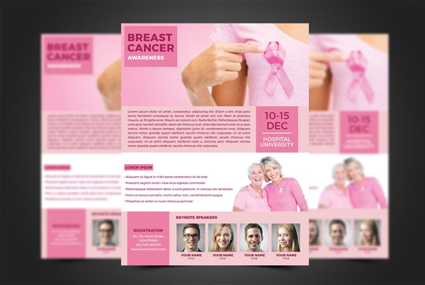 Breast Cancer Flyer Template