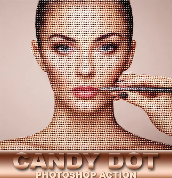 Candy Dot Photoshop Action