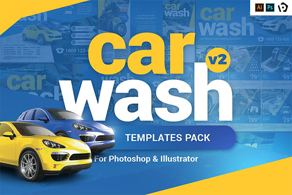 Car Wash Templates Pack Template