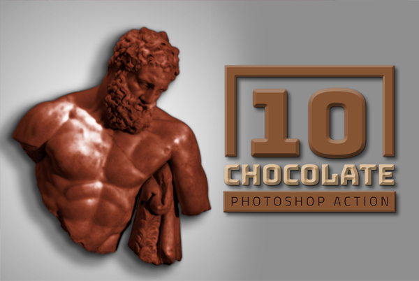 Chocolate Liquid Photoshop Actions