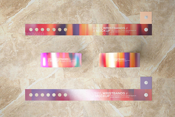 Colorful Bracelet Mockup