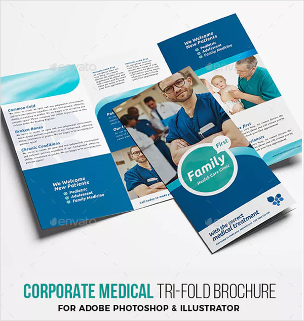 Corporate Medical Trifold Brochure