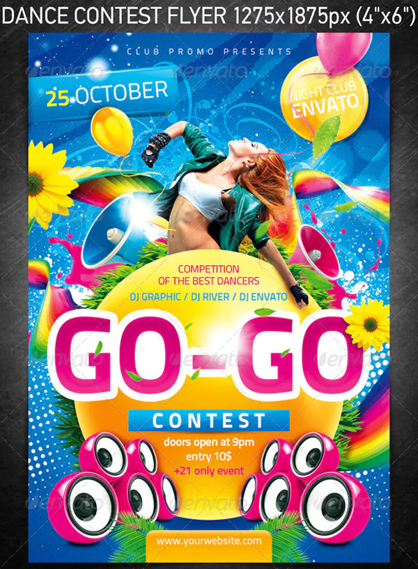 Dance Contest Flyer