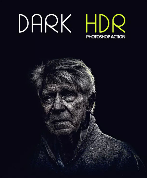 Dark HDR PSD Actions