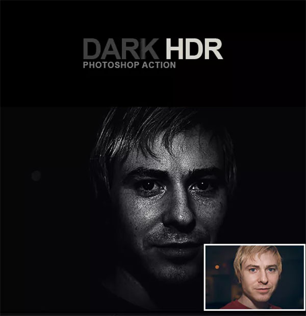 Dark Photoshop HDR Actions
