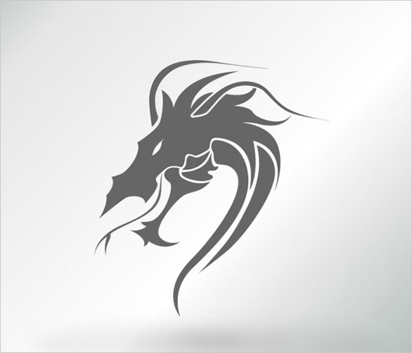 Dragon Logo Free Vector Template