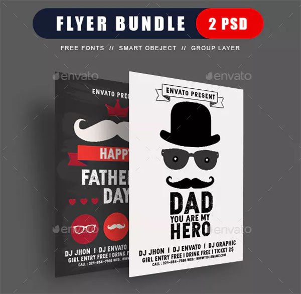 Fathers Day Flyer Bundle