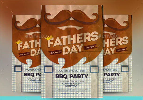Fathers Day Flyer PSD Template