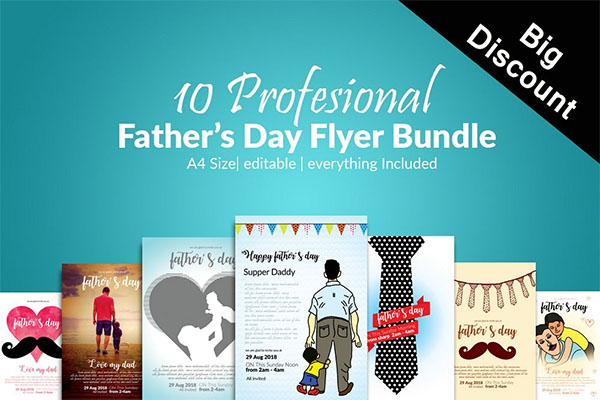 Father's Day Flyers Bundle