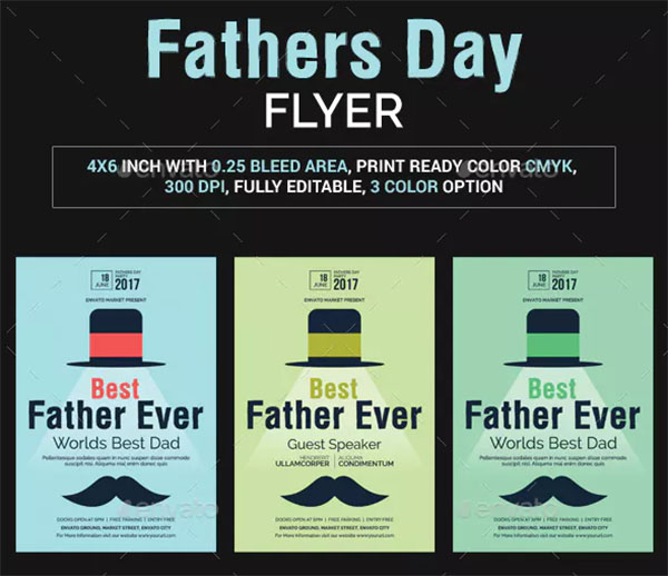 Fathers Day Gifts Flyer