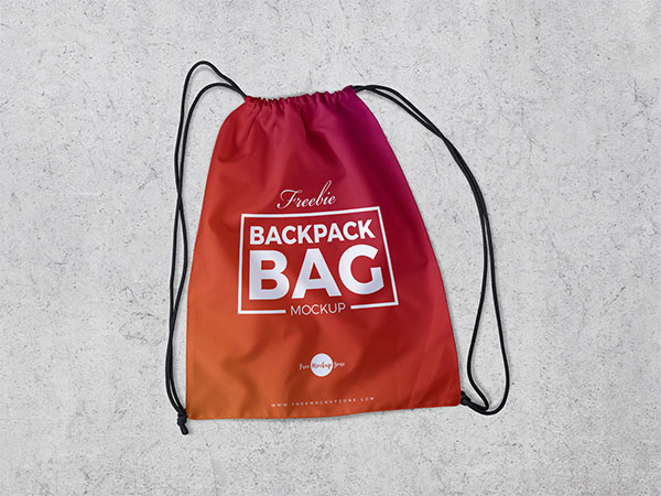 Free Backpack Bag Mockup PSD