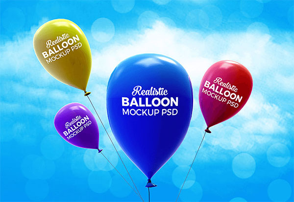 Download 13+ Free PSD Balloon Mockups - Free Photosho Vector PNG Downloads