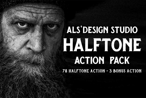 Halftone Actions Pack