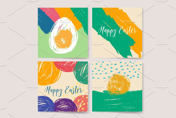 Hand Drawn Happy Easter Design