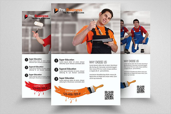 House Paint Conductor Flyer Template