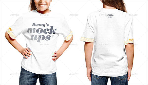 Kids T-Shirt Mockup Template