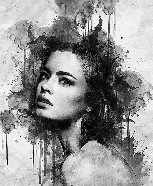 Liquid Ink Artist Photoshop Action