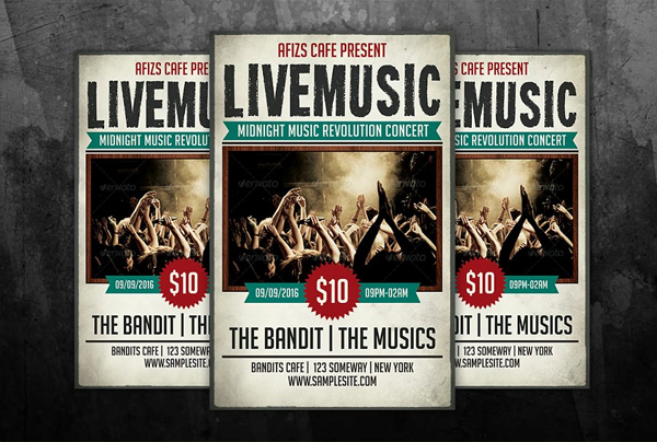 Live Music Flyer Template