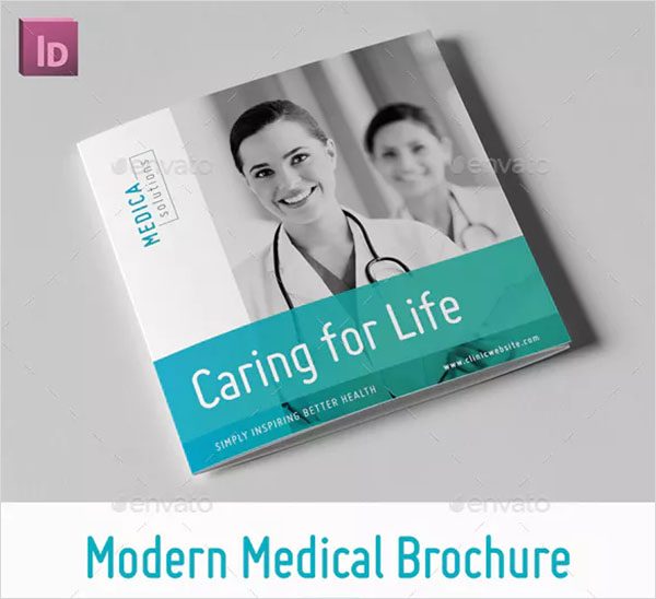 Modern Medical Square Trifold Brochure