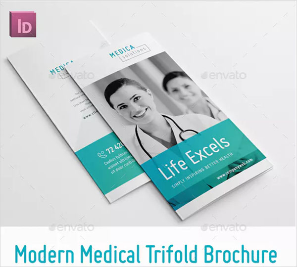 Modern Medical Trifold Brochure