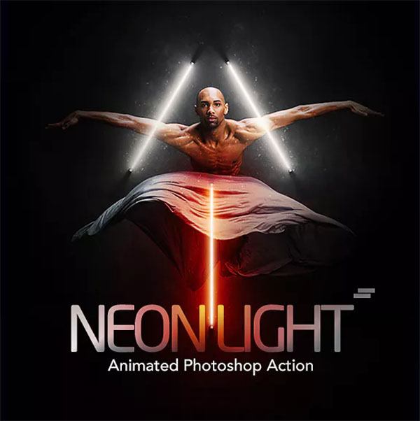 Neon Light Photoshop Action