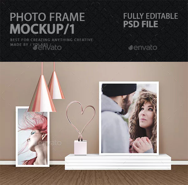 PSD Photo Frame Mockup