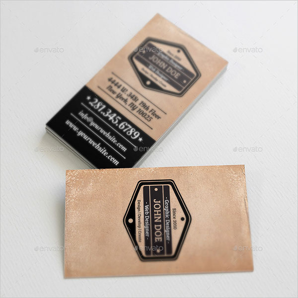 Personal Retro Vintage Business Card