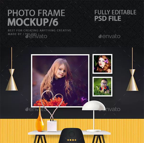 Photo Frame Mockup Template Design