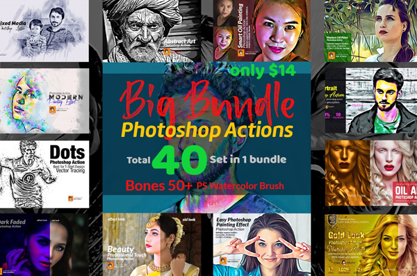 Photoshop Actions Big Bundle