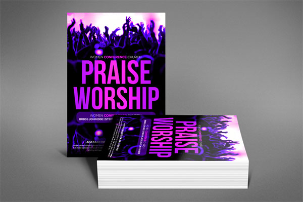 Praise and Worship Flyer Design