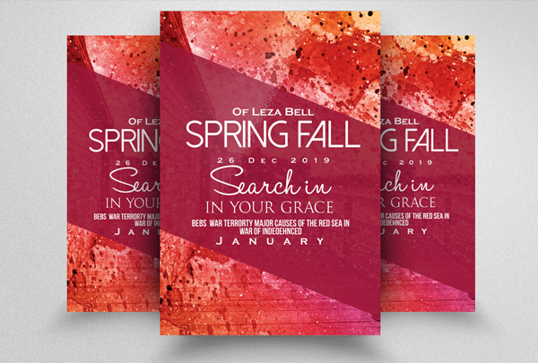 Professional and Clean Spring Flyer Template