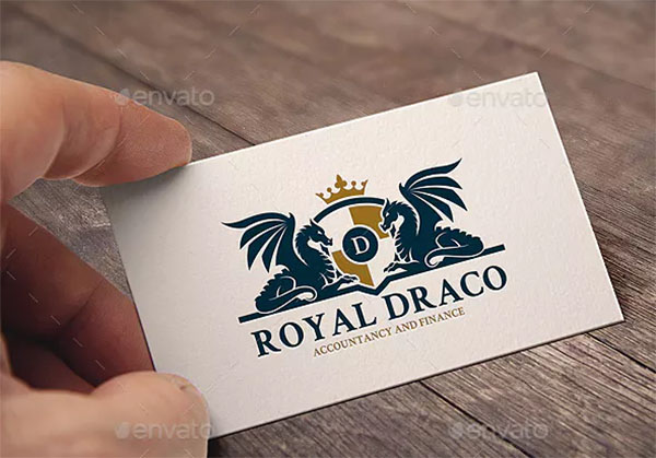 Royal Dragon Logo Template