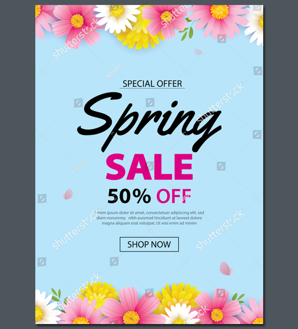 Spring Sale Poster and Flyer 