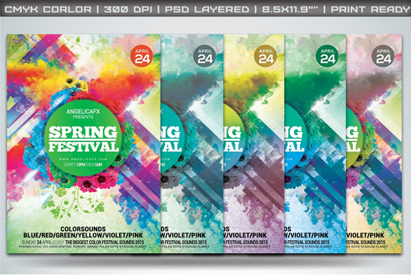 Spring Sounds Flyer Template