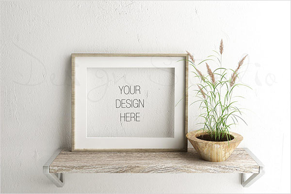 Photo Frame Styled Stock Mockup Template