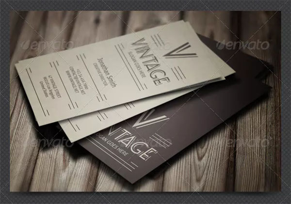 Stylish Vintage Business Card Template